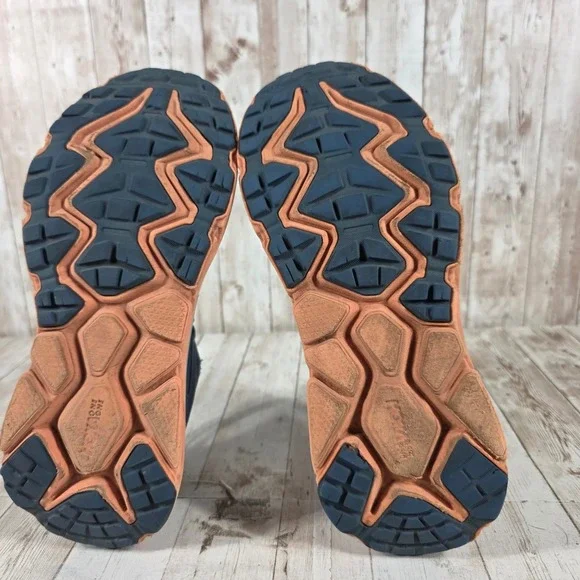 Hoka One One Challenger ATR 6 Womens 7.5B Real Teal Cantaloupe Trail Shoes - Picture 7 of 8